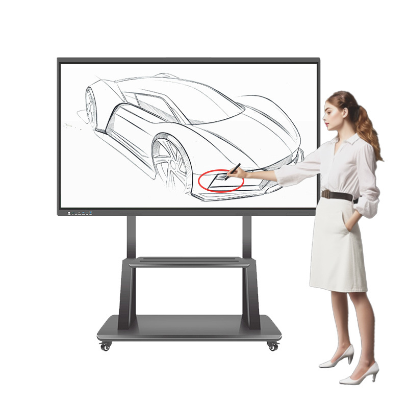 School 55 65 75 86 Inch Portable White Boards LDC Digital Whiteboard Touch Screen Interactive Flat Panel Display Smart Board