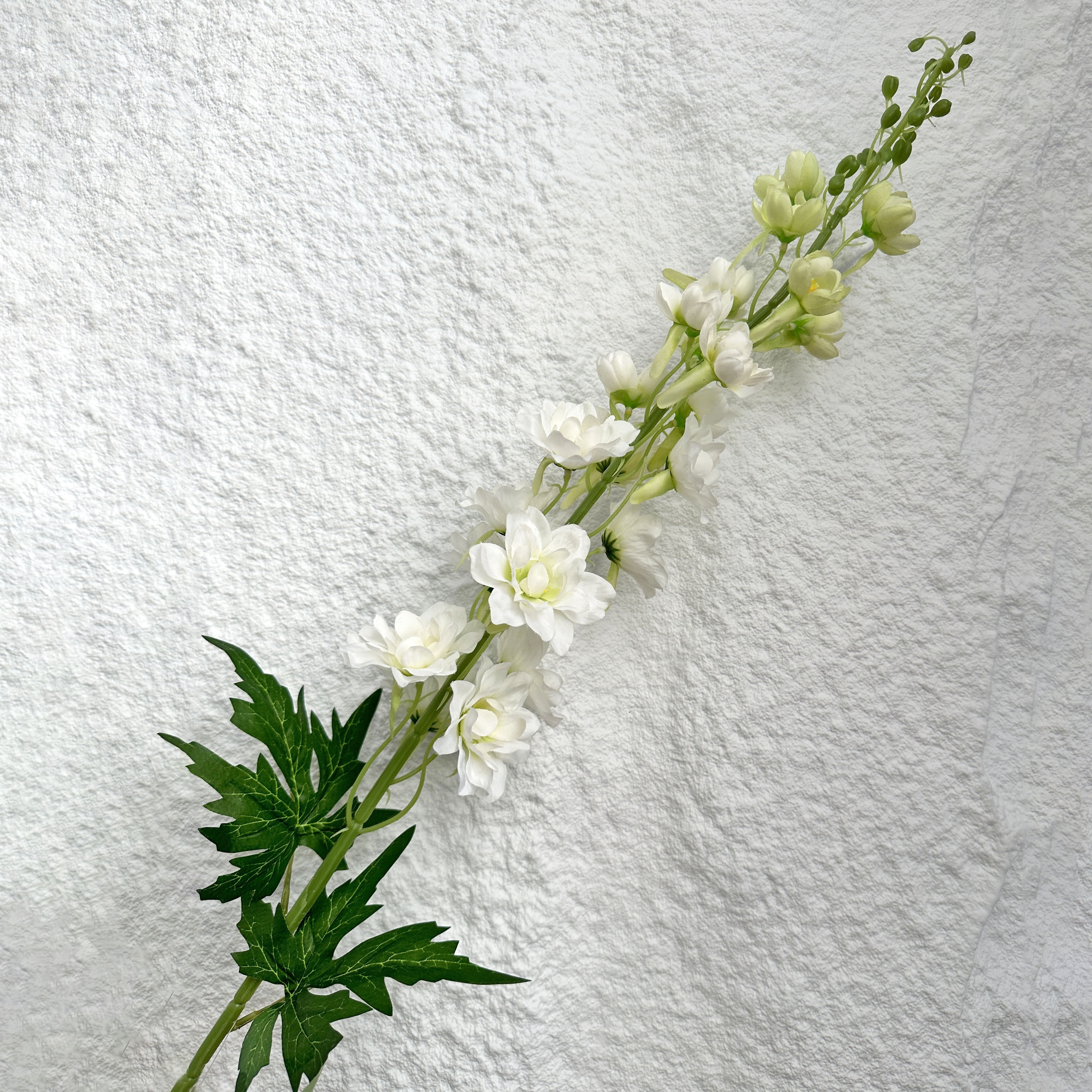 Silk Flowers Artificial Kenya Style Delphinum Spray for Home Office Decor Table Centerpiece Wedding Decor Floral Arrangement