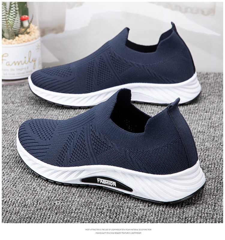 Factory supply wholesale cheap comfortable mens loafers walking jogging running fitness walking shoes men