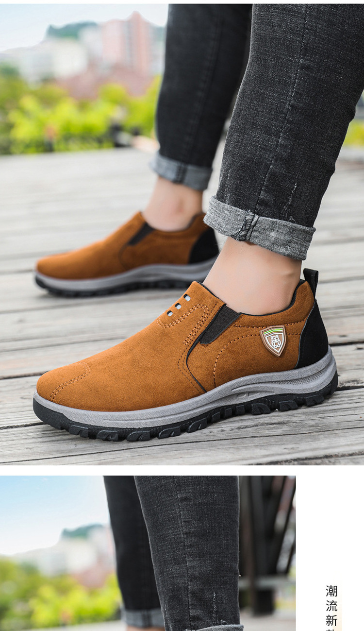 Mens Hiking Shoes Breathable Non-Slip Sneakers Low Cut Boots for Outdoor Trailing Trekking Walking loafers for men