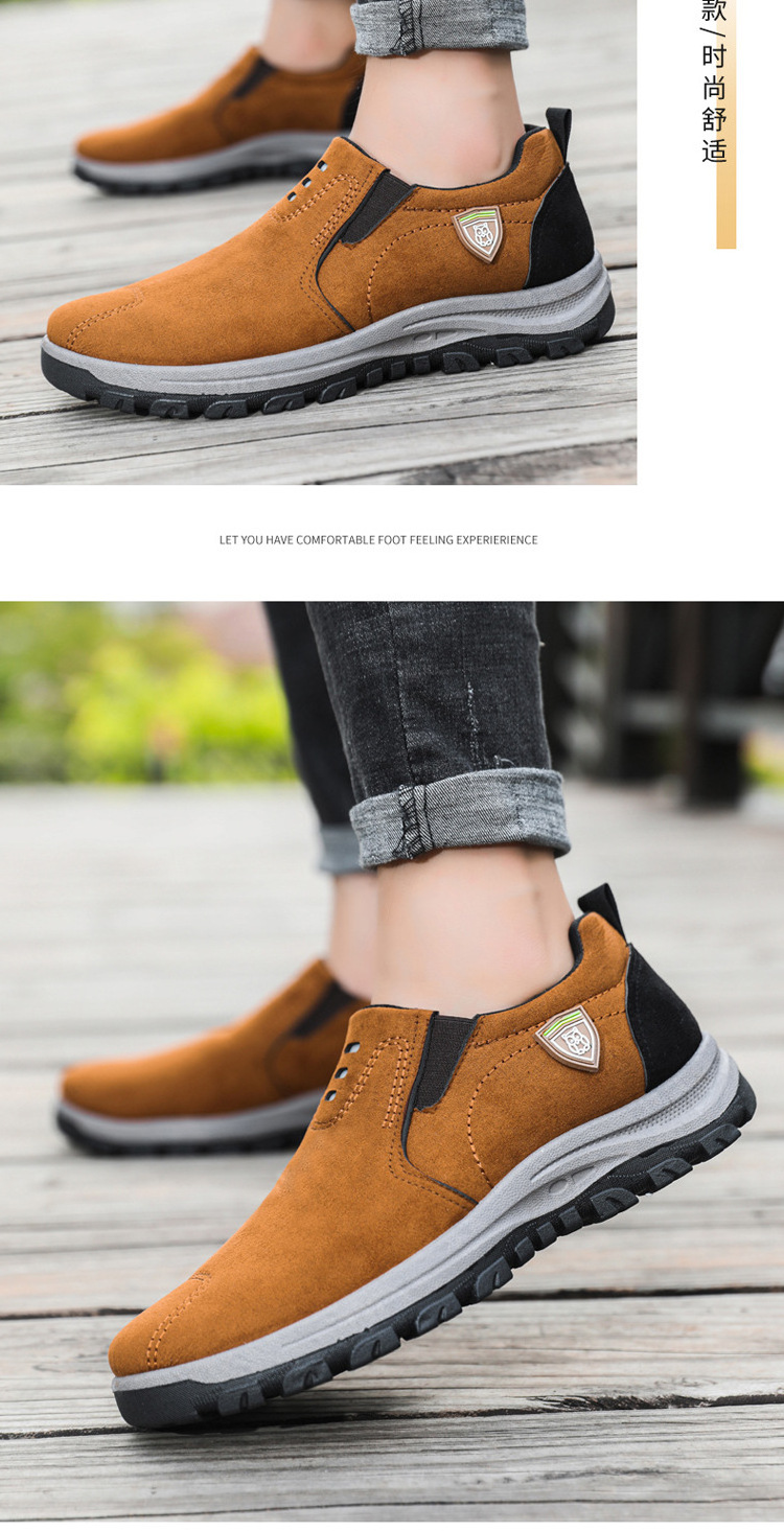 Mens Hiking Shoes Breathable Non-Slip Sneakers Low Cut Boots for Outdoor Trailing Trekking Walking loafers for men