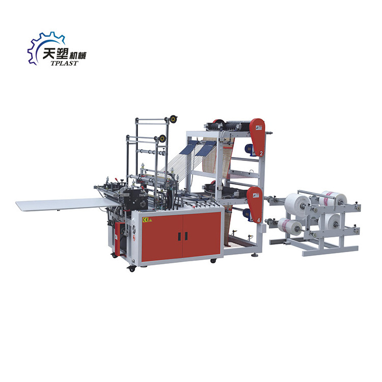 China polythene bag machine making bags plastic price for sale