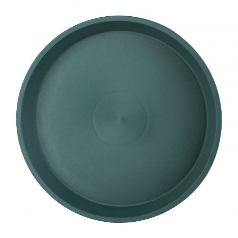 10.5 12 14 25 Inch Plant Saucer Drip Trays Dark Green Plastic Tray Saucers Indoor Outdoor Flower Pot Round