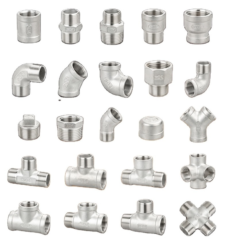 304 Stainless Steel Pipe Fitting304 Threaded3/8