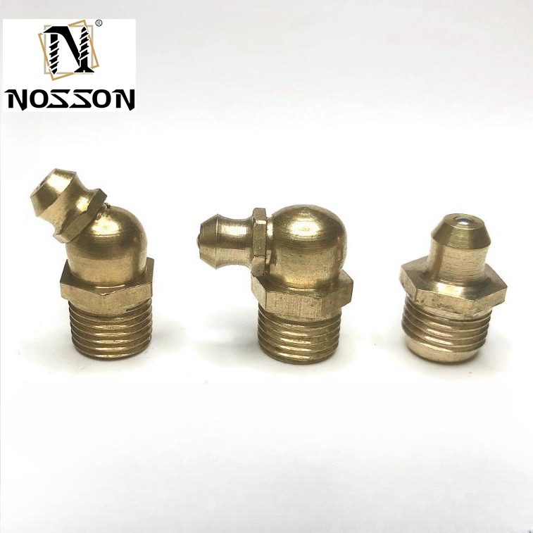 Wholesale all thread all types nipple 6mm 8mm 10mm 12mm 45 90 degree grease fitting grease nipple for cars