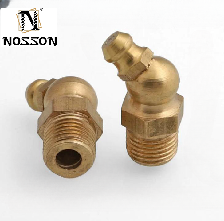 Wholesale all thread all types nipple 6mm 8mm 10mm 12mm 45 90 degree grease fitting grease nipple for cars