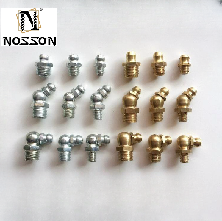 M12 M10 M8  M6  1/8 1/4 Male Thread Stainless Steel Straight 304 Grease Nipple NPT Oil Mouth Grease Nipple Butter Gun Fittings