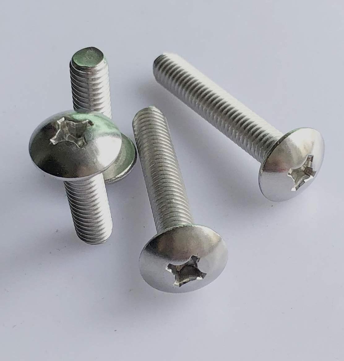 8-32 x 3/4 Inch Drawer Knobs Pull Handle Screws 18-8 Stainless Steel Truss Head Phillips Machine Screws Bolts