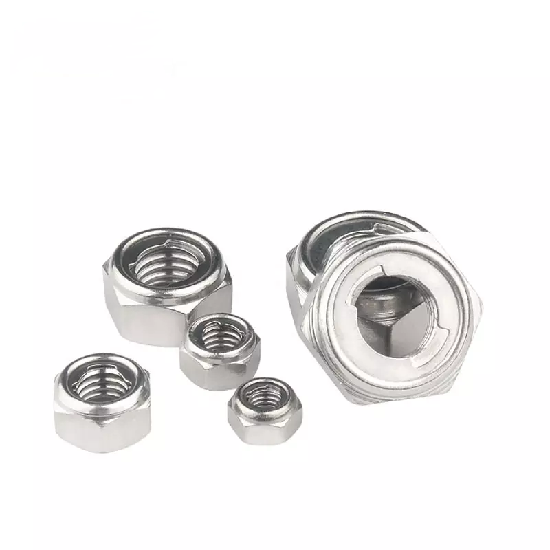 High Precision Prevailling Torque DIN 980 Self Locking Nut Stainless Steel 304 316 All Metal Hex Lock Nut