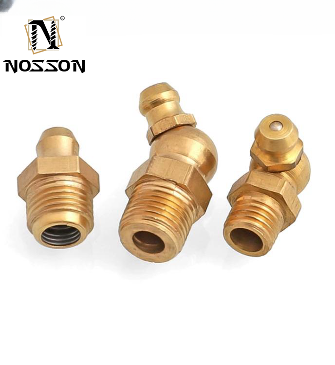 Wholesale all thread all types nipple 6mm 8mm 10mm 12mm 45 90 degree grease fitting grease nipple for cars