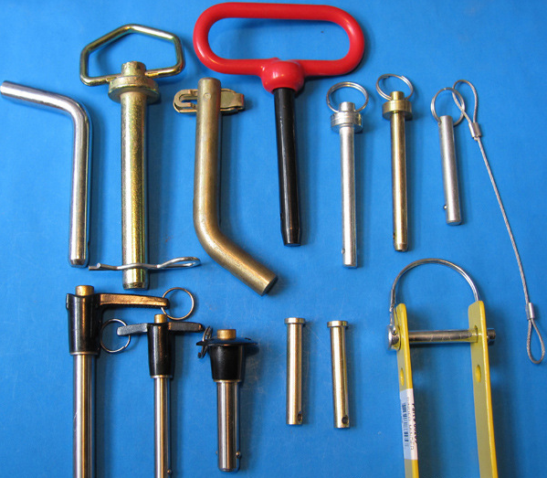 Quick release pin, stop pin and steel wire lock pin for construction machinery parts