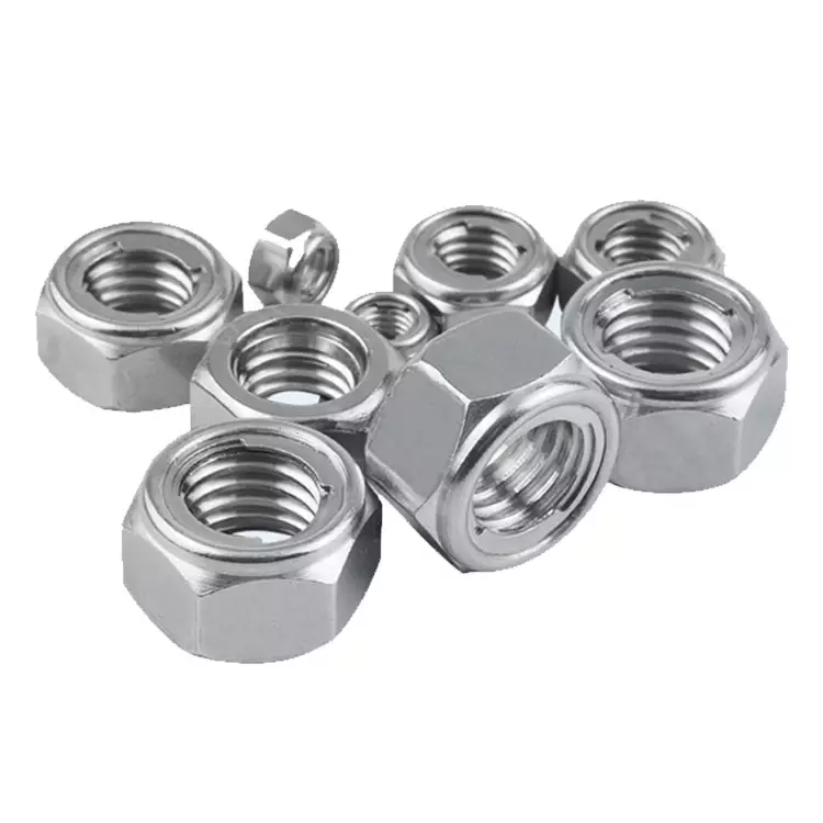 High Precision Prevailling Torque DIN 980 Self Locking Nut Stainless Steel 304 316 All Metal Hex Lock Nut