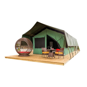 Outdoor Waterproof Luxury Hotel Park Tent Glamping Safari Tent