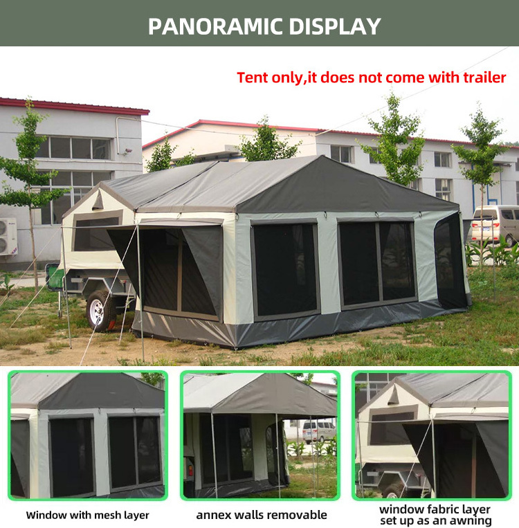 4x4 off road travelling products trailer tent canvas camper  trailer tent without trailer