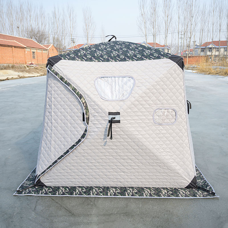 hot sale pop up large insulated winpolar ice fishing bivvy tent