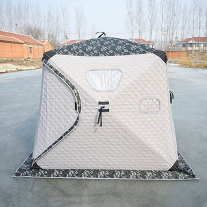 hot sale pop up large insulated winpolar ice fishing bivvy tent