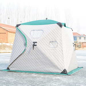 portable outdoor waterproof pop up winter warm ice insulated sauna fishing tent