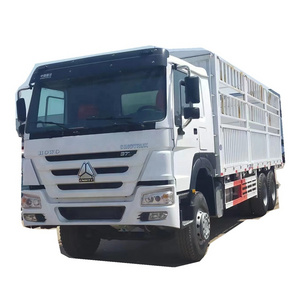 Cheap price 8x4 35 Ton Lorry Box Trucks Cargo fence Trucks for Nigeria