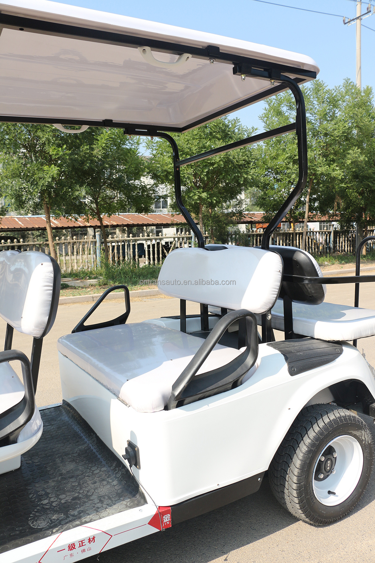 72V 60V Battery 4+2 Golf Buggy 6 Seater Electric Golf Shuttle Cart