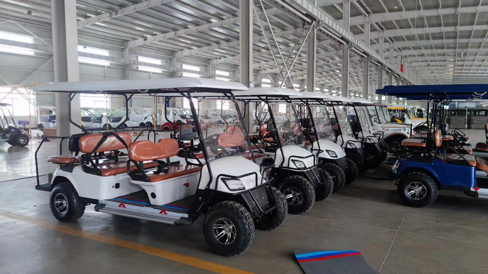 Electric 6 person golf cart for sale 6 Seater Cars Adults Vehicle Electric Golf Cart