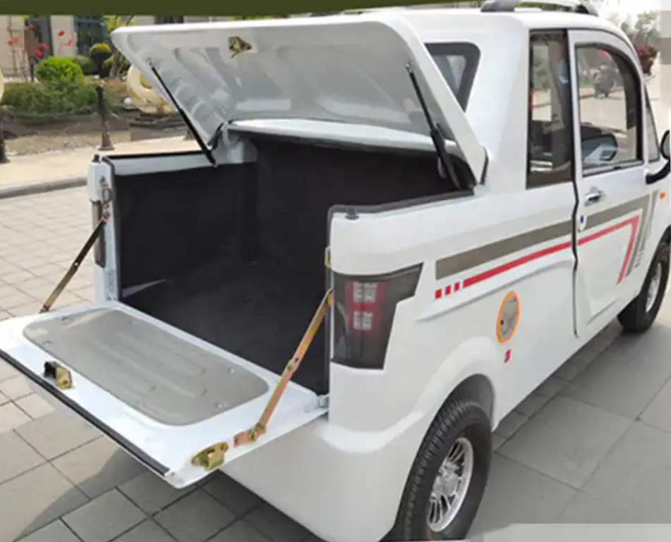 TRANSAUTO Electric Truck 4x4 New Electric Pickup Car Electric Utility Vehicle with Cargo Box Pickup Truck Electric Car 4seats