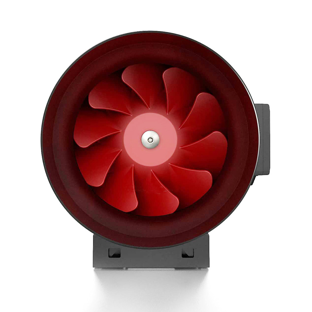 Greenhouse 4'' 120V Ventilation Plastic Without Speed Controller Inline Centrifugal Duct Fan