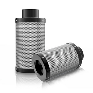 Hydroponic 6 Inch Grow System Carbon Air Filter Activated Carbon Filter For Inline Fan