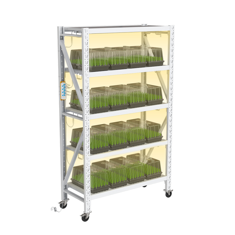 2023  5 layer Growing Shelves Vertical Grow Rack rack seedling growth bench with lighting system