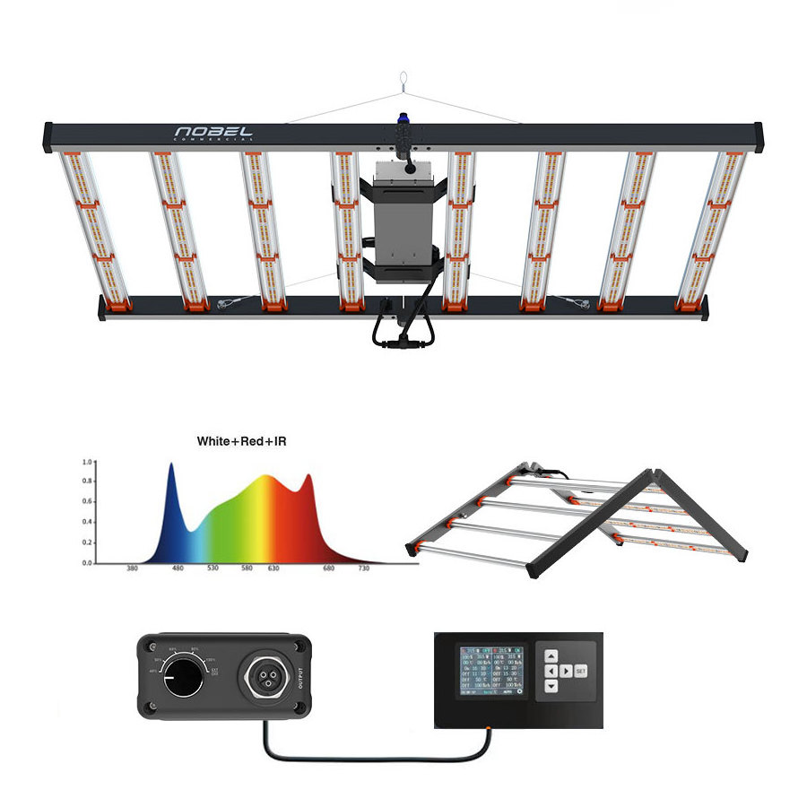 320W Waterproof LED Grow Light  Full Spectrum Electronic Grow Light LED Bar With Controller