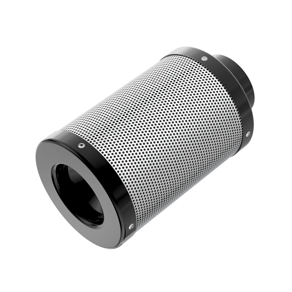 Hydroponic 6 Inch Grow System Carbon Air Filter Activated Carbon Filter For Inline Fan