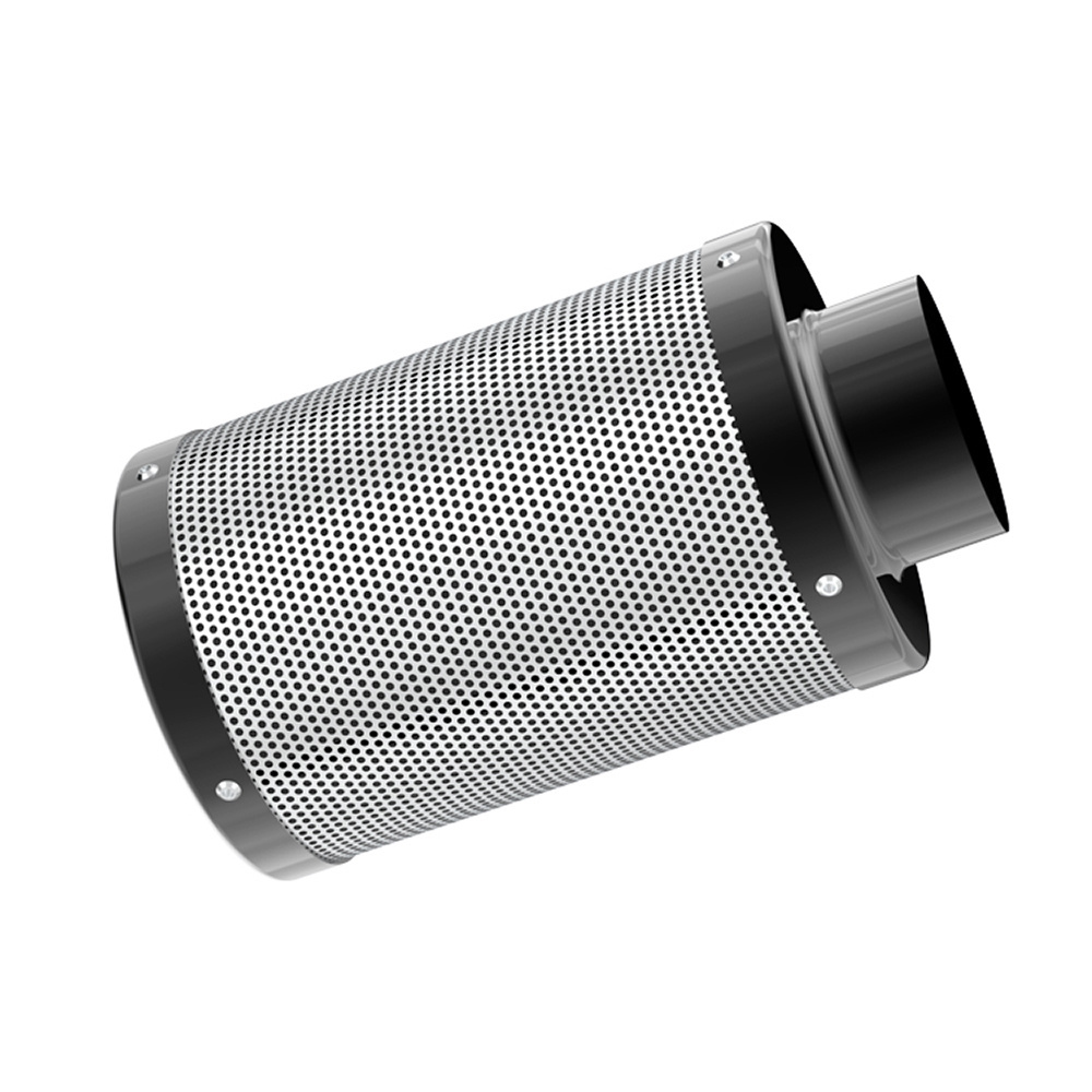 Hydroponic 6 Inch Grow System Carbon Air Filter Activated Carbon Filter For Inline Fan