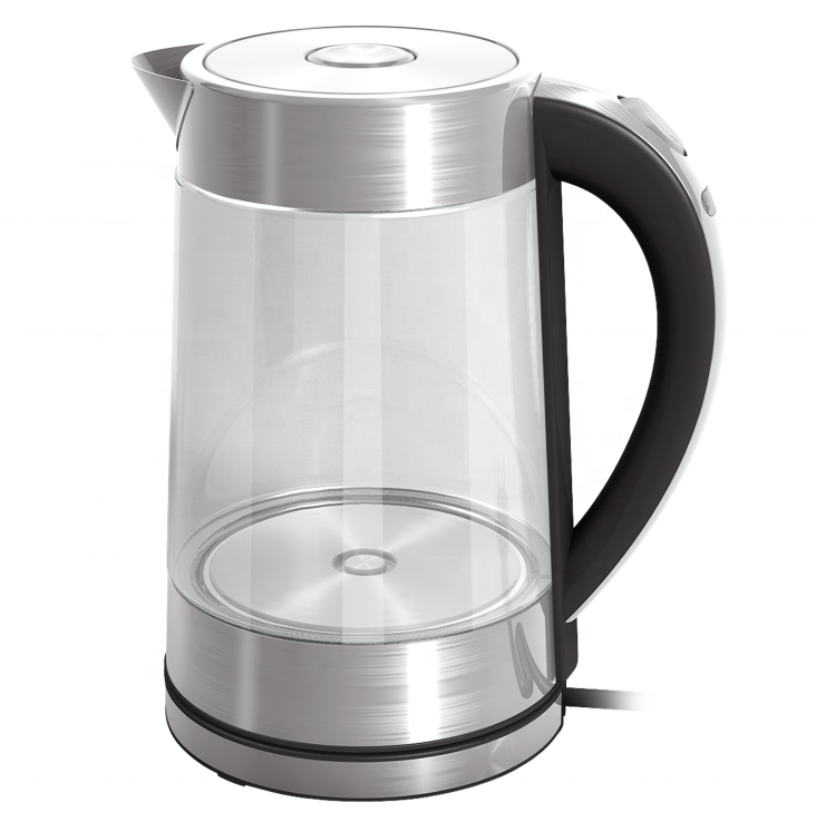 CE GS ROHS LFGB ETCL CB 2 in 1  1.7L Electric Glass tea kettle