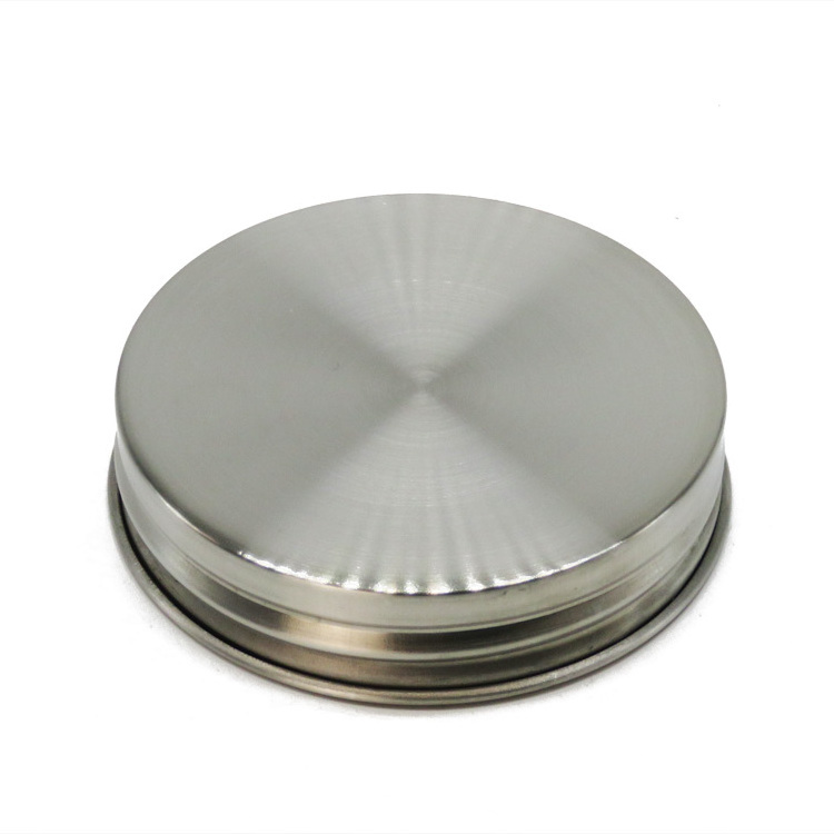 70mm 86mm screw cap 304 stainless steel mason jar lid