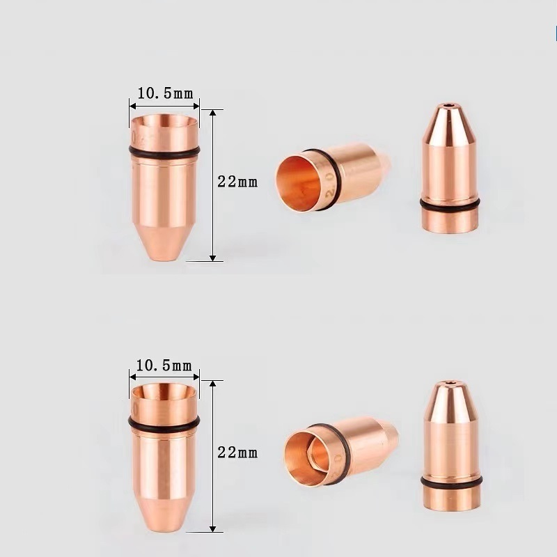 fiber laser cutting head laser nozzles for raytool wsx precitec cutting head copper nozzle