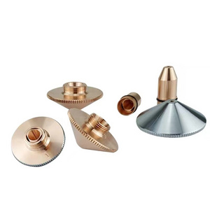 fiber laser cutting head laser nozzles for raytool wsx precitec cutting head copper nozzle