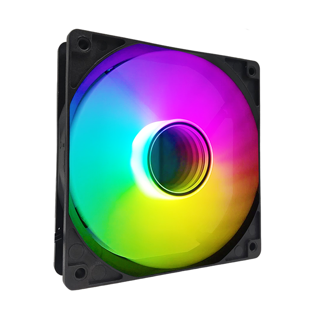 Free Sample ARGB fans pc fan rgb 120mm 12V Colorful ARGB Lights Cooler Case