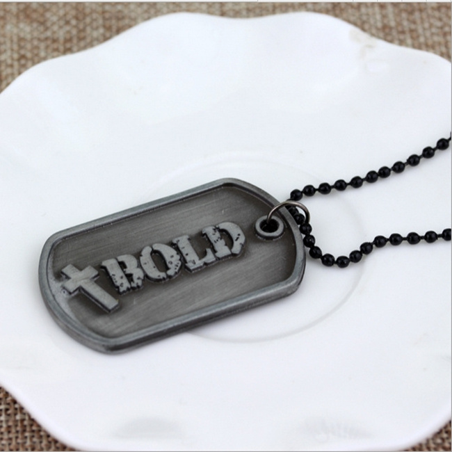 Fast Delivery Custom Metal Square Antique Nickel 2D Embossed Logo Dog Tag