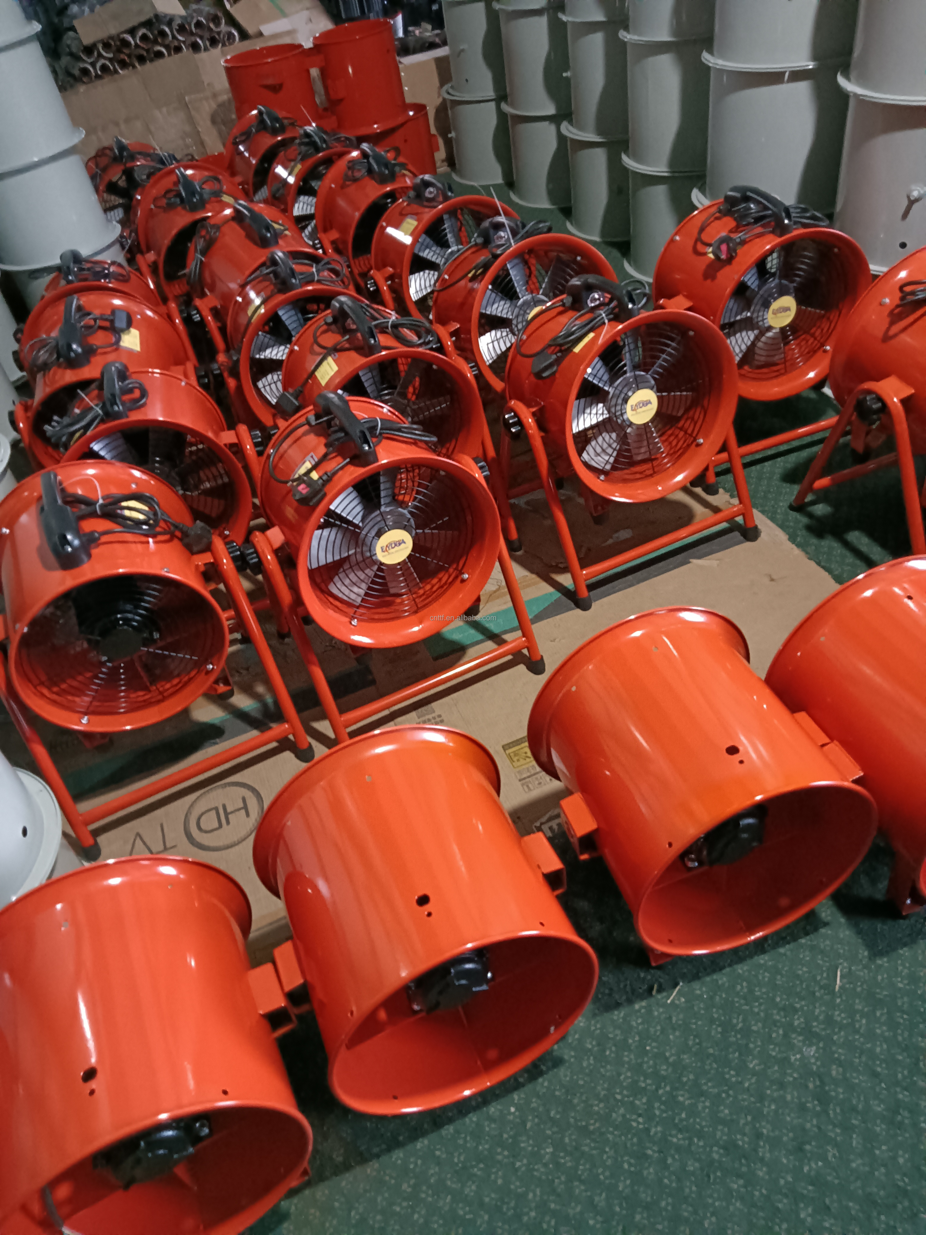 customized special portable axial ventilation 12'' 300mm 2900rpm marine industry fan duct blower ventilators poultry equipment