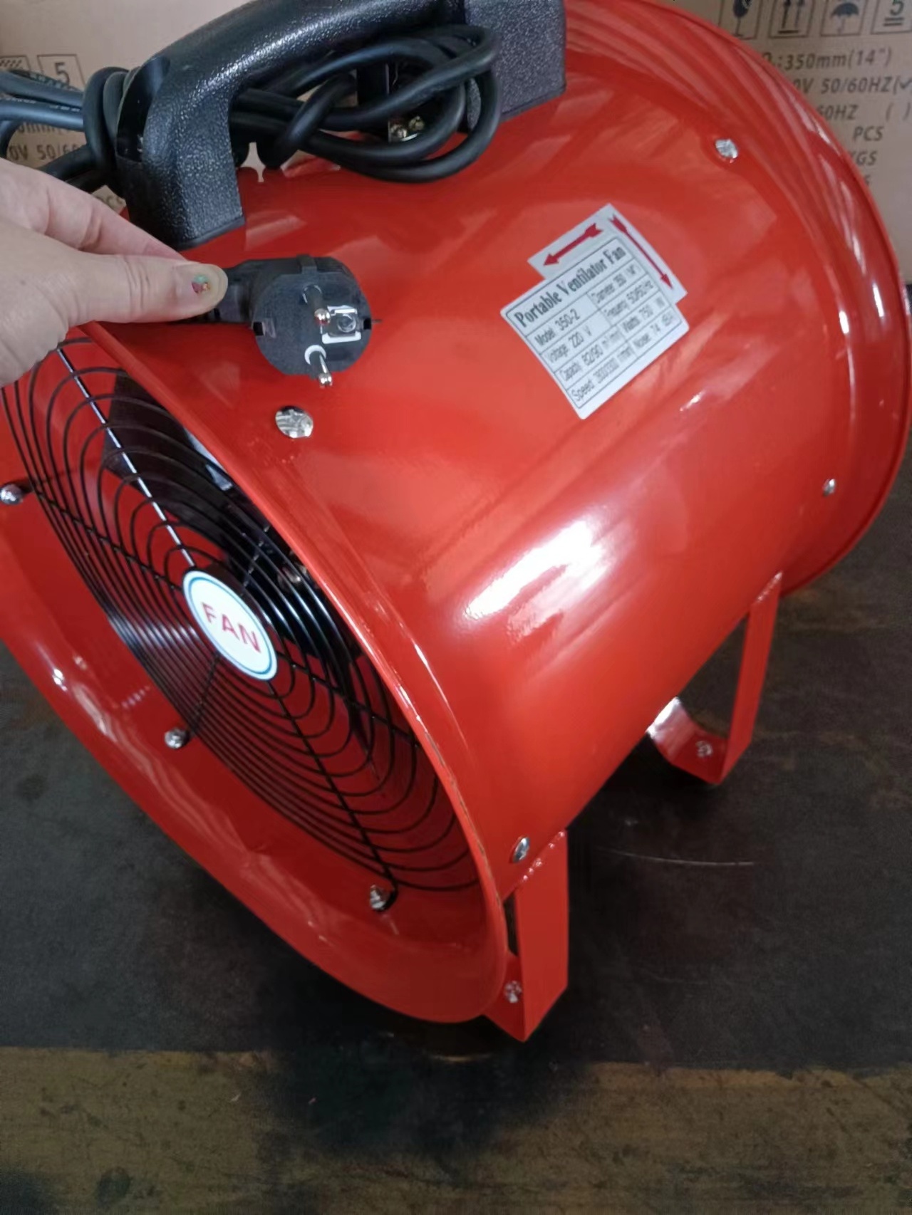 8 10 12 14 16 18 20 24portable axial ventilation fan marine industry fan duct blower ventilation exhaust fanning