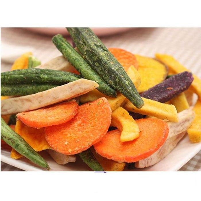 TTN dried vacuum fried mixed dried veggie vegetable chips