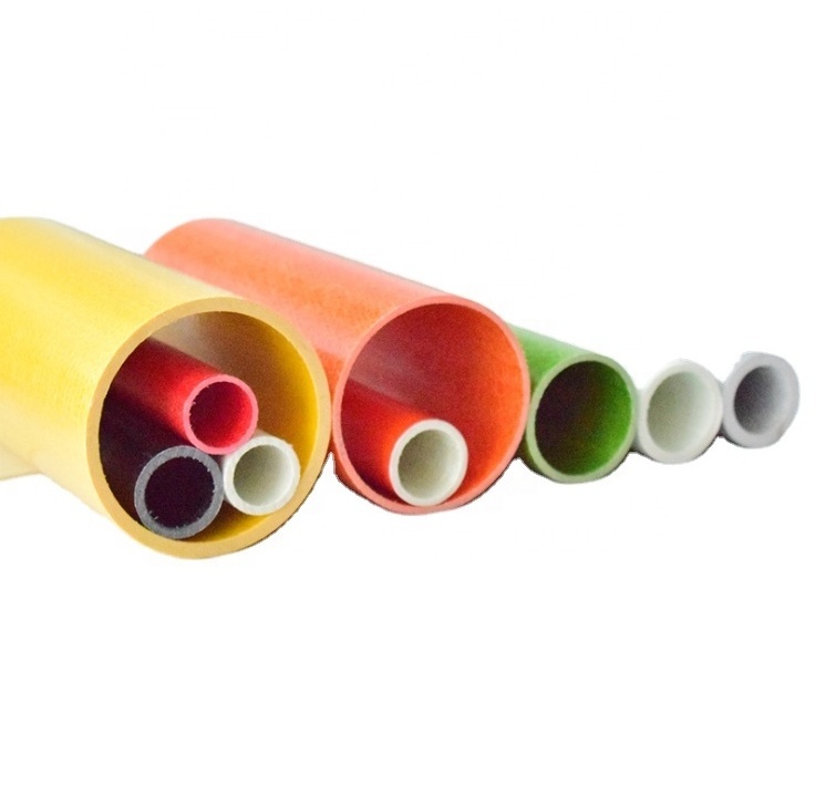 Corrosion Resistant FRP high strength tubes fiberglass structural GRP round shapes pipes