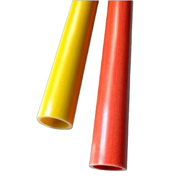 High Strength Fiberglass reinforced plastic round pipe FRP construction Profiles fence post