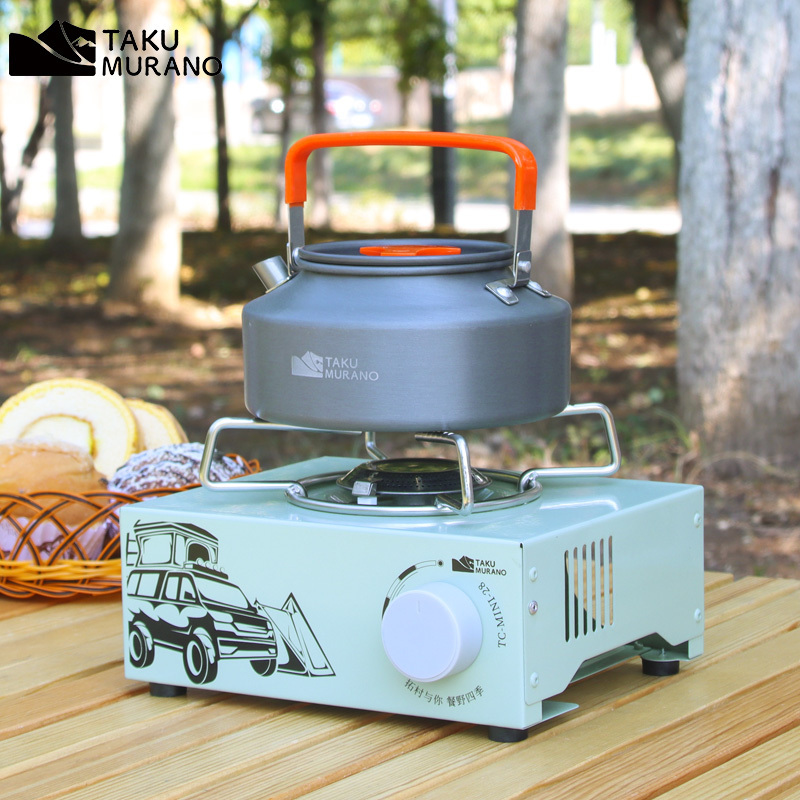 Wild camp One Plate Portable Camping Backpacking Gas Butane Stove Burner With Carrying Case