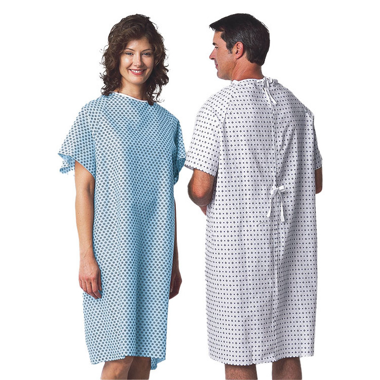 Hospital Uniforms Hospital Clothing Patient Gown Patient Gown Cotton Patient Gown Disposable Hospital Linen Medical