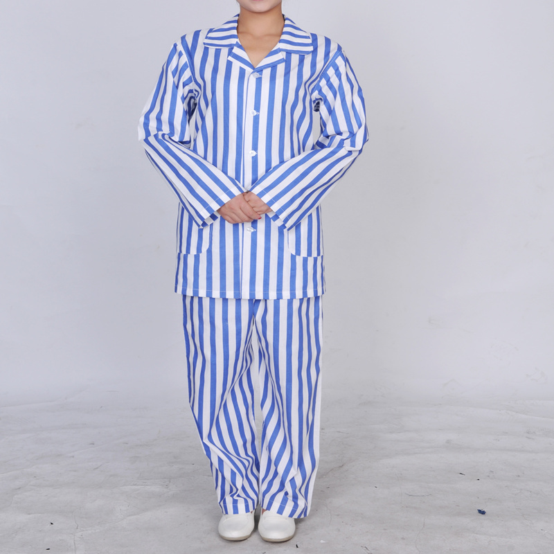 Wholesale Hot Sale Stretch Medical Uniform Hospital Unisex Cotton Patient Gown OEM Customized