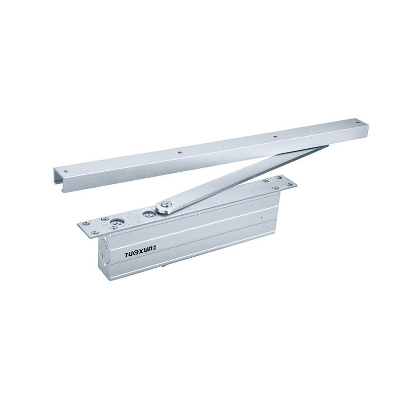 Heavy Duty 25-45kg Auto Door Closer Aluminum Alloy Spring Sliding Automatic Soft Door Closer