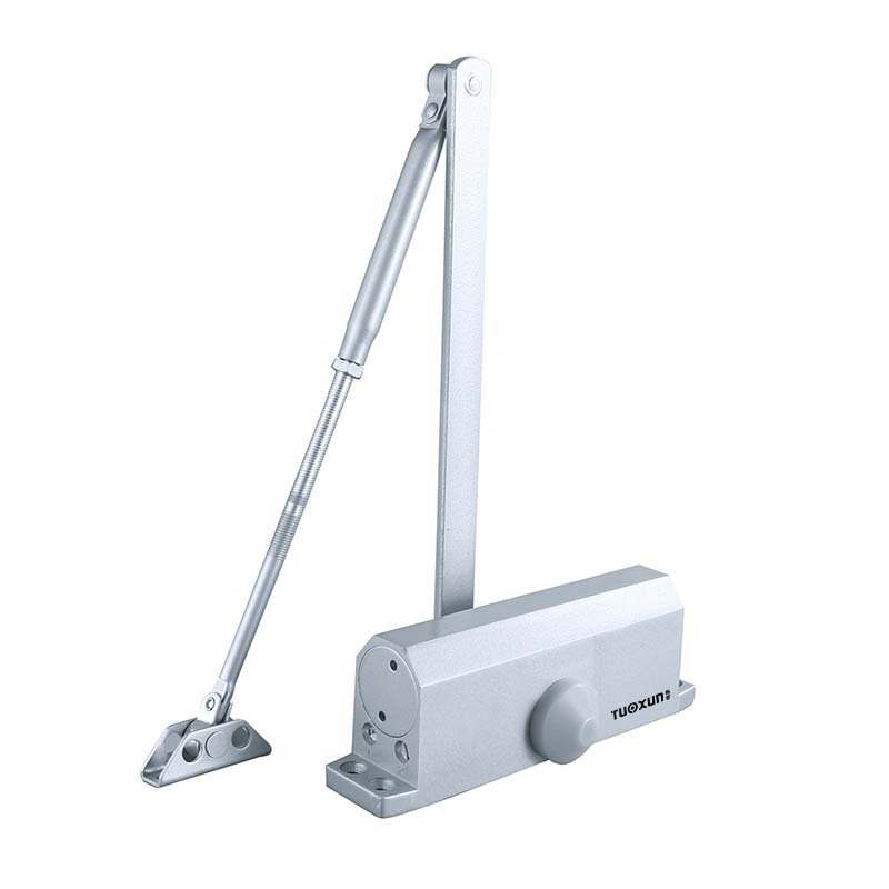 Commercial Heavy Duty Door Closer Spring Hydraulic 50-65kg Automatic Door Closer For Arched Doors