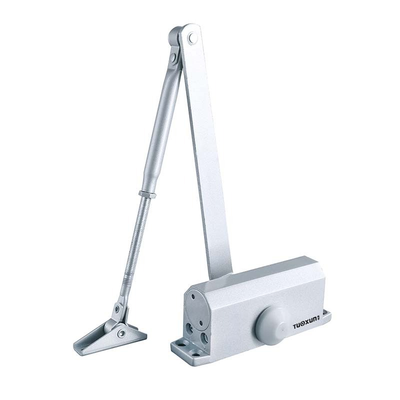 Heavy Duty 25-45kg Auto Door Closer Aluminum Alloy Spring Sliding Automatic Soft Door Closer