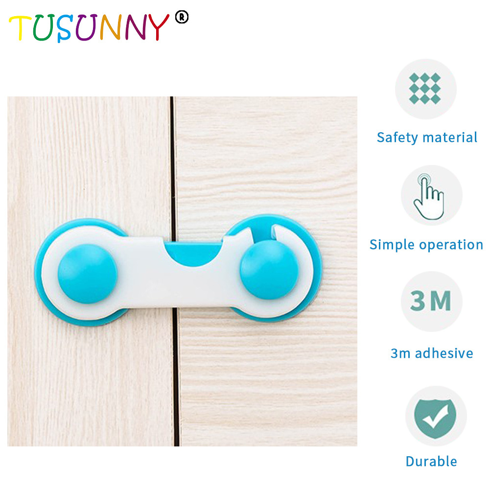 Baby Hot Selling tusunny Adjustable Strap Kids Child Proofing Baby Safety Locks For Fridge Cabinets Drawers