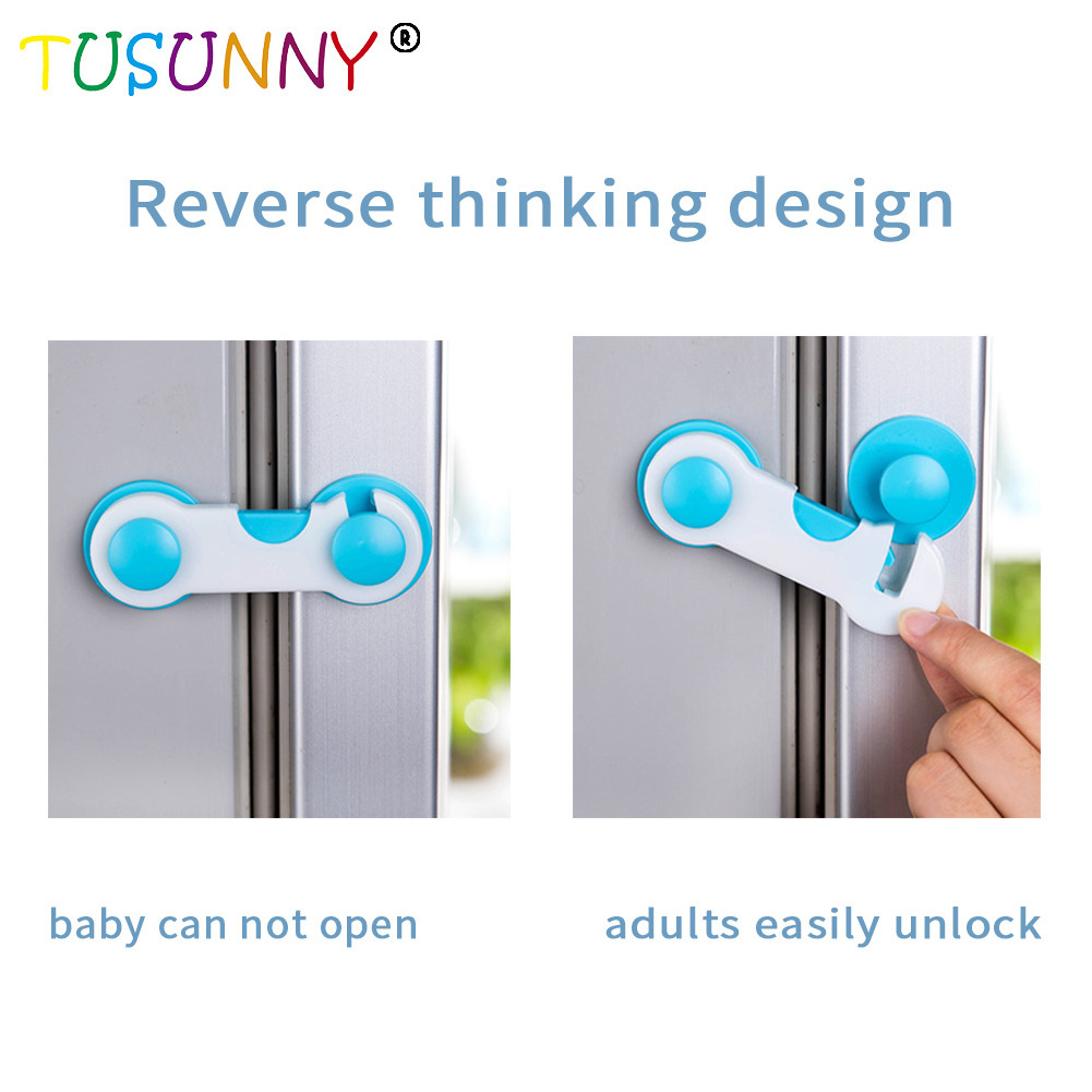 Infant Baby Kids Children Security Products Anti-Pinch Drawer Lock Refrigerator Lock Drawer Fridge Cabinet Safety Lock